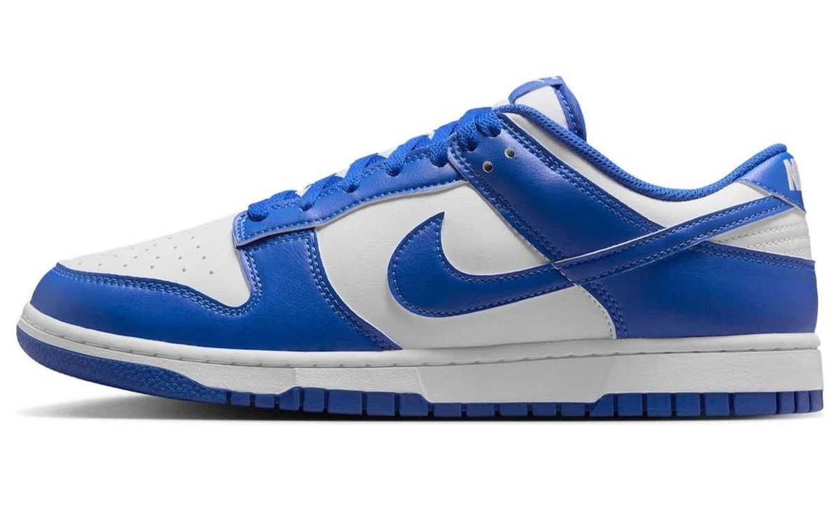 Nike Dunk Low White Hyper Royal for Sale | Authenticity Guaranteed
