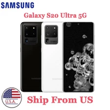 New Samsung S20 Ultra 5G G988U 128GB Unlocked AT&T T-Mobile Verizon Smartphone 