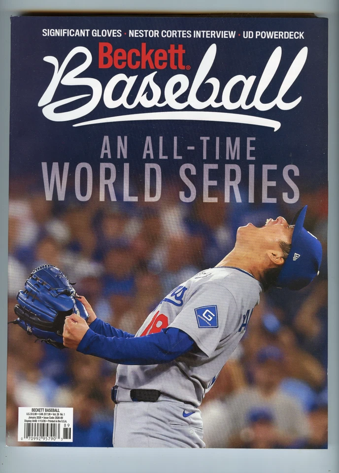 NEW CURRENT BECKETT BASEBALL PRICE GUIDE MAGAZINE, JANUARY 2026, YAMAMOTO