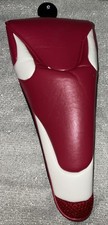 Fairway Headcover Good Condition Dark Red White See Photos
