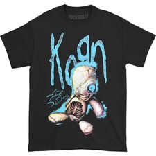 Men's Korn SoS Doll (Back Print) Slim Fit T-shirt XX-Large Black