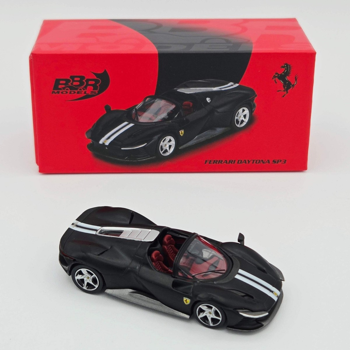 BBR Models Ferrari Daytona SP3 - 1:64, Matte Black (2026 Limited