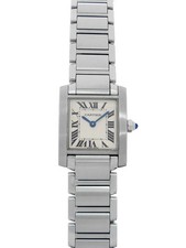 Cartier Tank Francaise SM W51008Q3 Quartz 20mm Papers Ivory Women's Watch