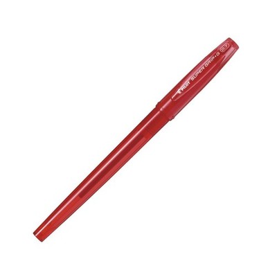 PILOT Super Grip G Oil-Based Ballpoint Pen, Cap Type, 0.7mm, Red, 10 Pieces (BSG