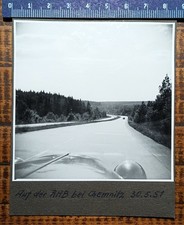 Foto Reichsautobahn Siebenlehn Zellwald Fahrtrichtung Chemnitz