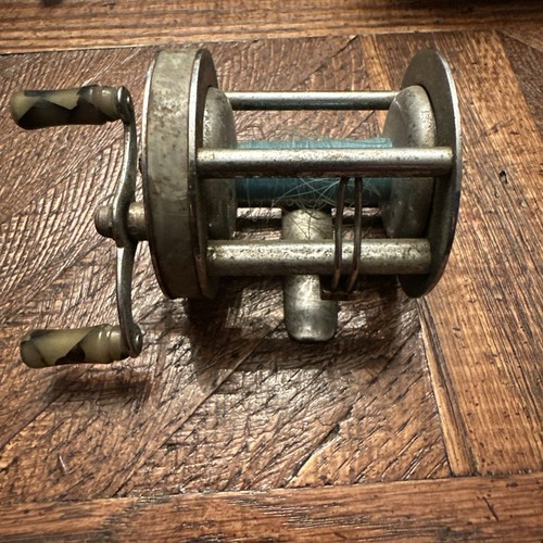 VINTAGE "WARDS USA SPORT KING MODEL 8A" LEVEL WIND CASTING REEL ~ No. 60-6328 - 第 1/5 張圖片