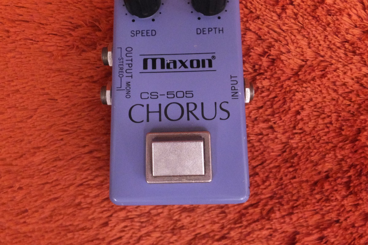 Maxon CS 505 STEREO CHORUS guitar effect 180515 | eBay