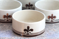 ROSENTHAL SIENA 6x VASSOIO CEREALI ciotola B.Wiinblad dipinto a mano pittura marrone Ø11,5cm