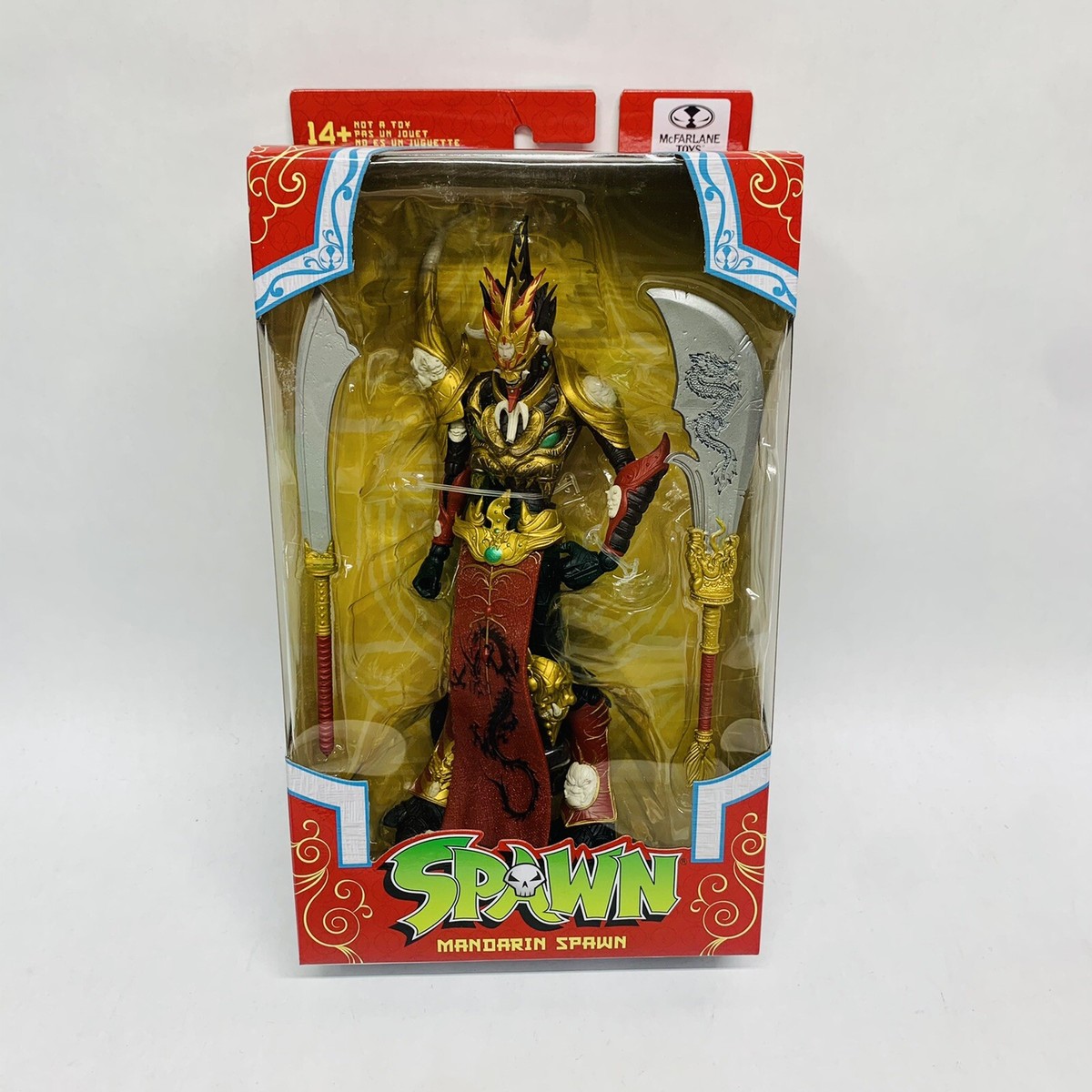 ✨✓ McFarlane Toys Mortal Kombat Mandarin Spawn the Scarlet