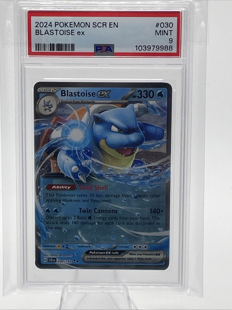 Mint 2024 POKEMON SCR EN-STELLAR CROWN 030 BLASTOISE EX - PSA 9 | eBay