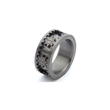 Kinekt Design Gear Ring - Stainless Steel - Original - Gunmetal - Brand New