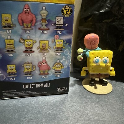 Funko Mystery Minis Spongebob Squarepants w/Gary Snail Vinyl Figure -  1/72