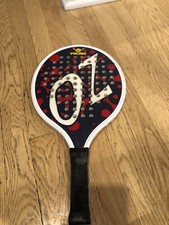 Viking Athletics Tennis Paddle Blue White Platform
