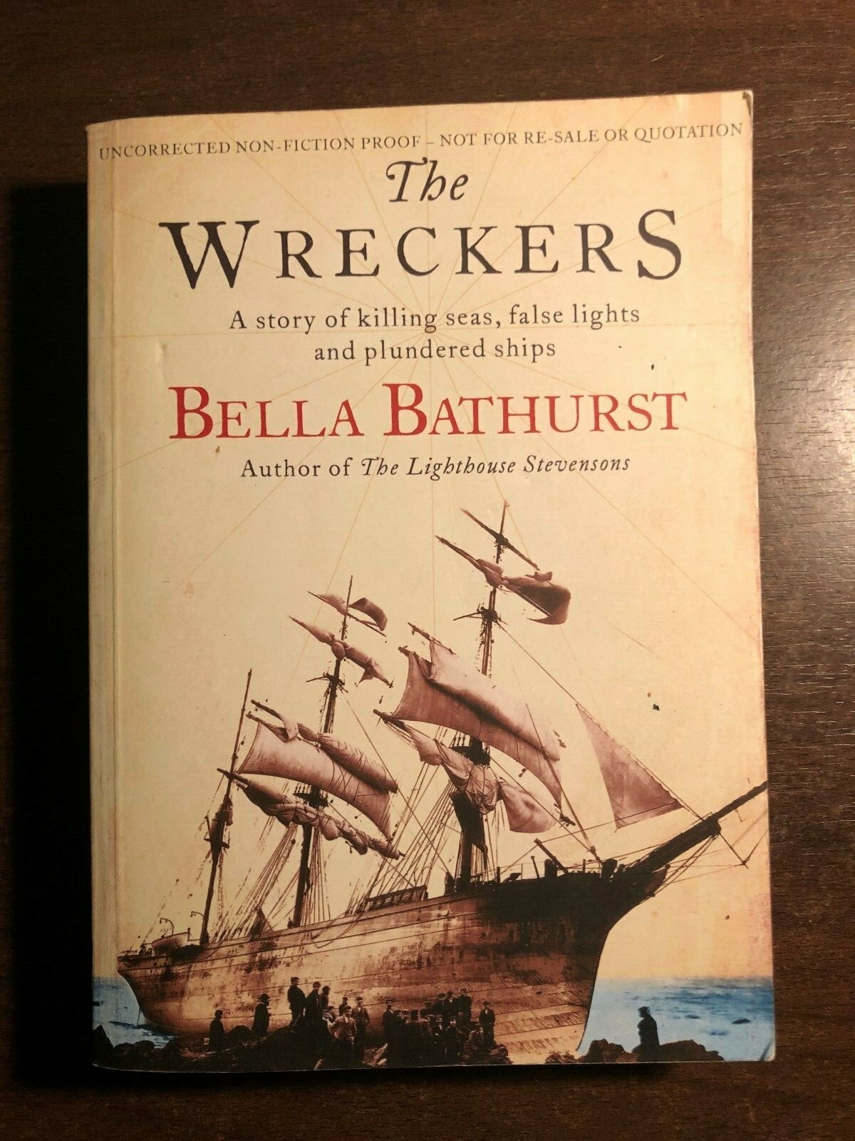 THE WRECKERS by BELLA BATHURST - HARPERCOLLINS - P/B - *PROOF*