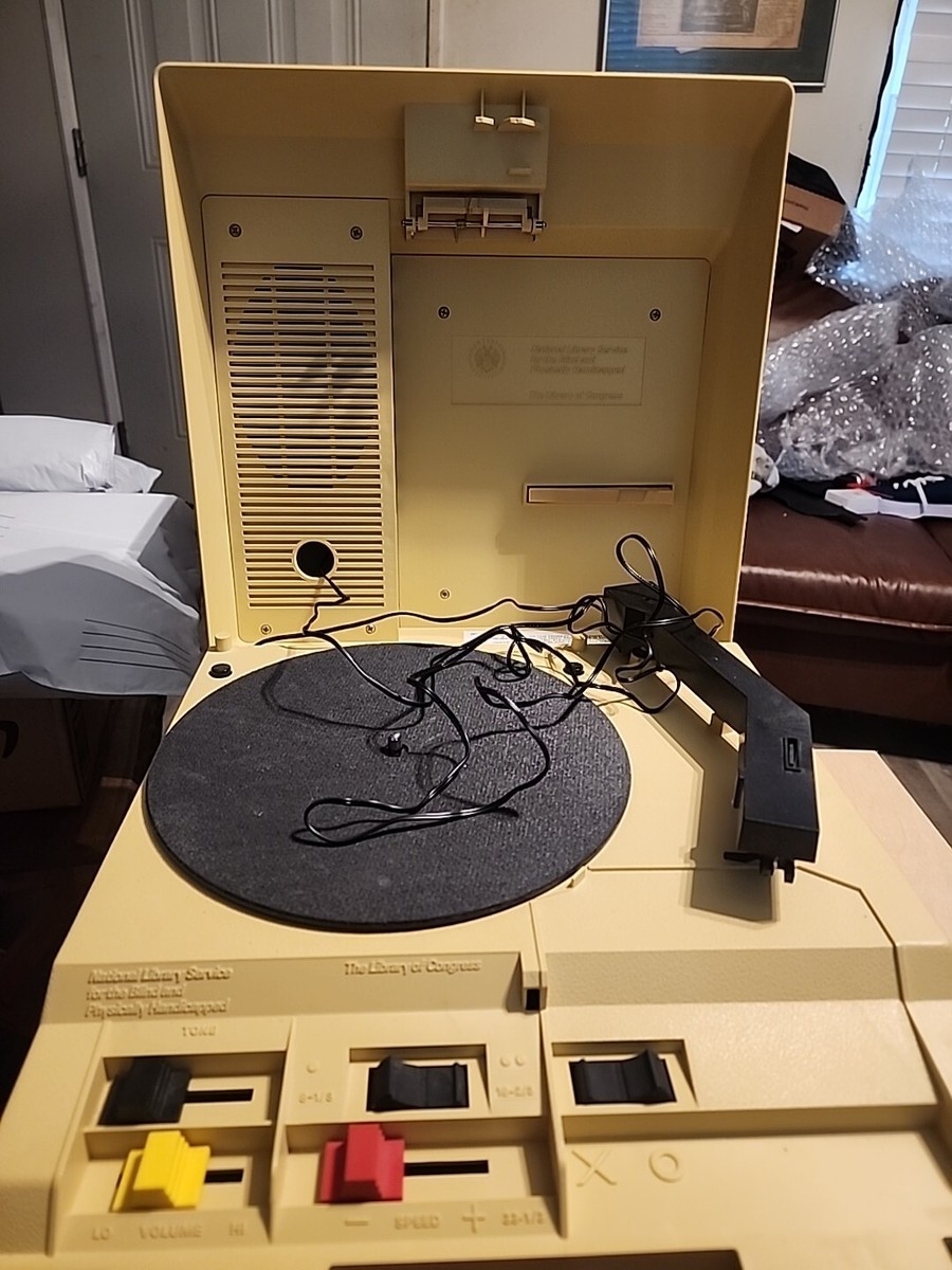 Talking Book Record Player Audio Keeper | The Record Player Becomes