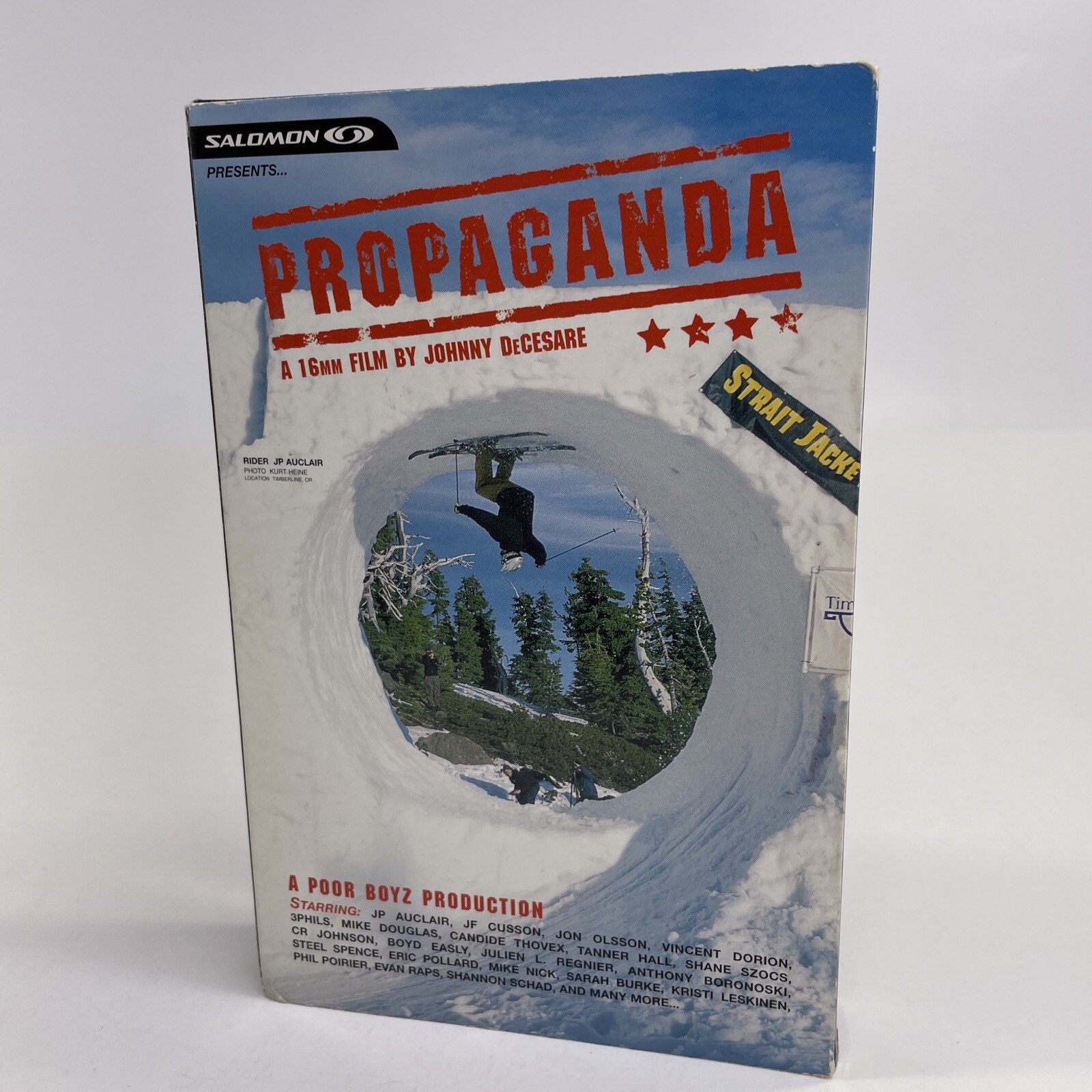Rare! Salomon Presents Propaganda (VHS 2001) Extreme Skiing Johnny DeCesare