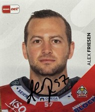 DEL 24/25 Alex Friesen #067 Sticker  Bremerhaven   *signiert*