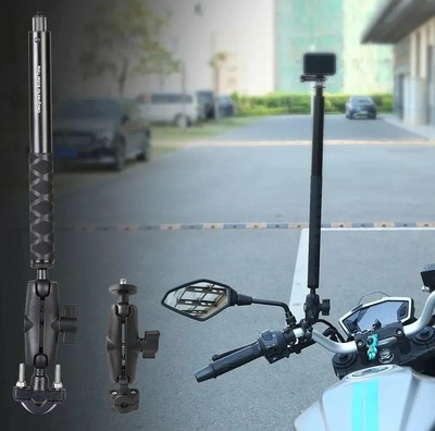Panoramic Invisible Handlebar Selfie Stick For Insta360 GoPro Bicycle Motorcycle