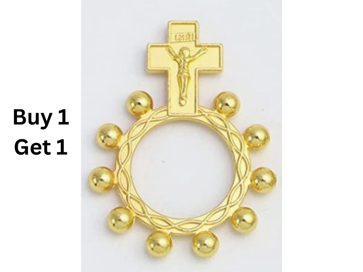 Pocket rosary ring sale