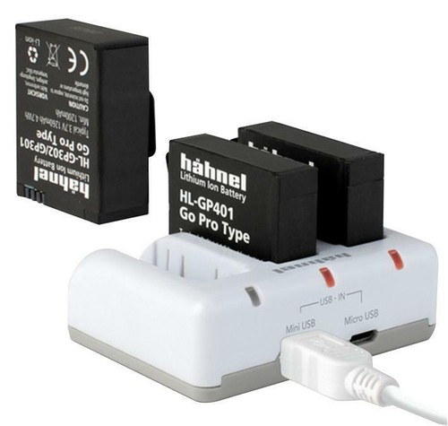 Hahnel - 1000 592.1 - Cargador, Trio Para Gopro Hero 3/4 + Batería - Imagen 2 de 3