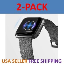 2-Pack Screen Protector TPU Full Coverage Clear Film For Fitbit Versa Watch