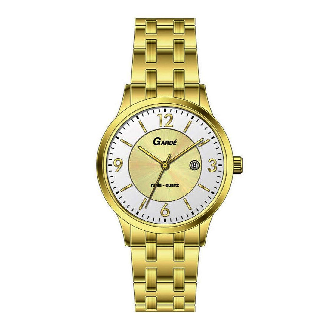 Garde Women's Watch Elegance 23411 Gold, 32mm UK
