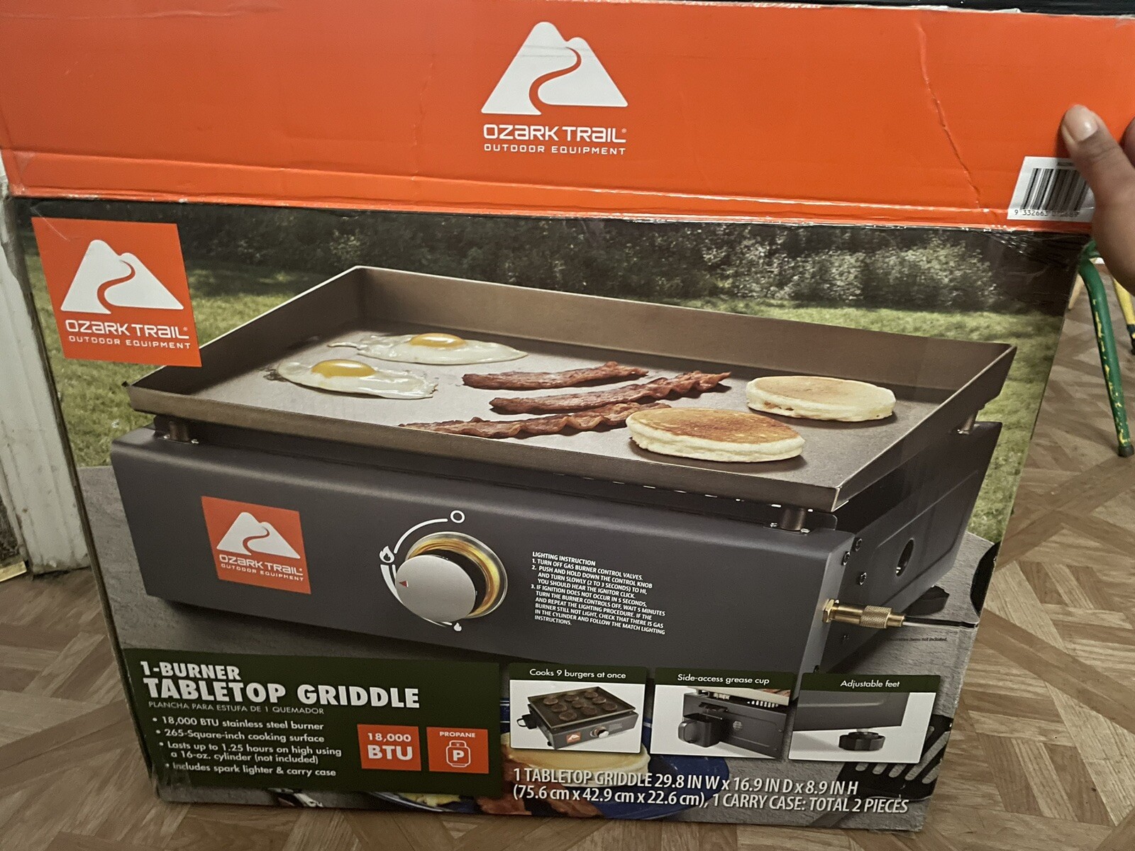 Ozark Trail 1Burner Tabletop Griddle eBay
