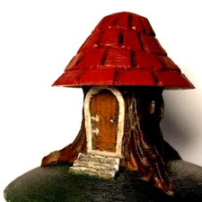 Tree Stump House O S HO or N or Large Size Train Diarama Scenery White