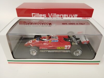 Brumm Ferrari 126 C2 #27 Gilles Villeneuve San Marino 1982 1/43 R267-CH