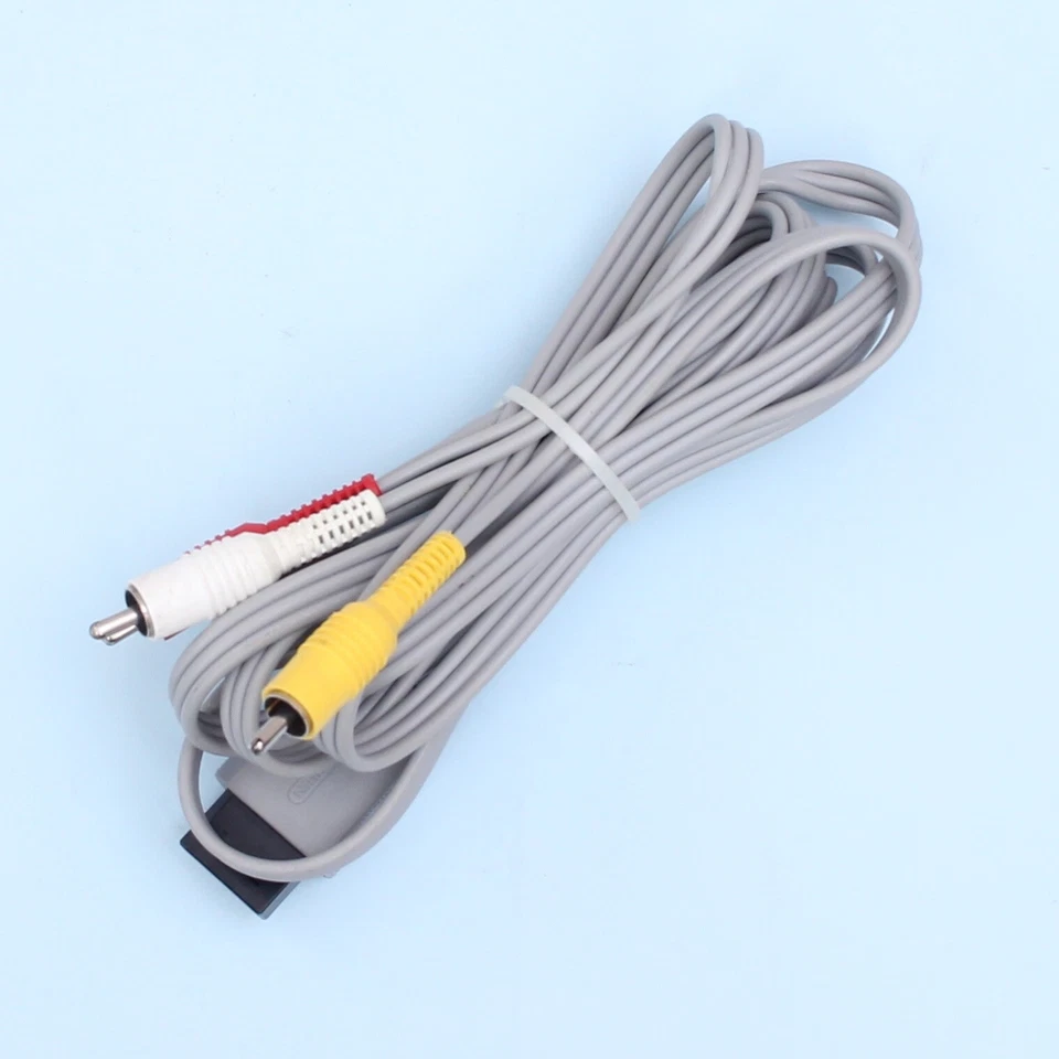 Genuine Official Nintendo Wii, Wii U & Wii Mini AV Cable Cord RCA [RVL-009] - Image 2 of 2