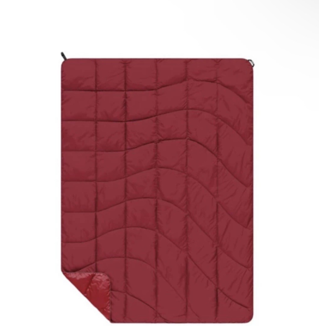 New Rumpl Nanoloft Fire Resistant Puffy Blanket Crimson