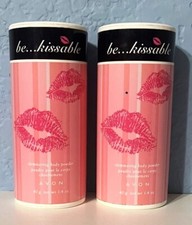 2 Avon be...kissable Shimmering Body Powder talc 1.4 oz sealed Rare NOS