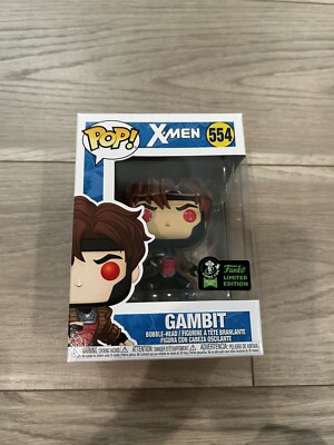 Funko #554 GAMBIT ECCC EXCLUSIVE (w/ SOFT POP PROTECTOR)