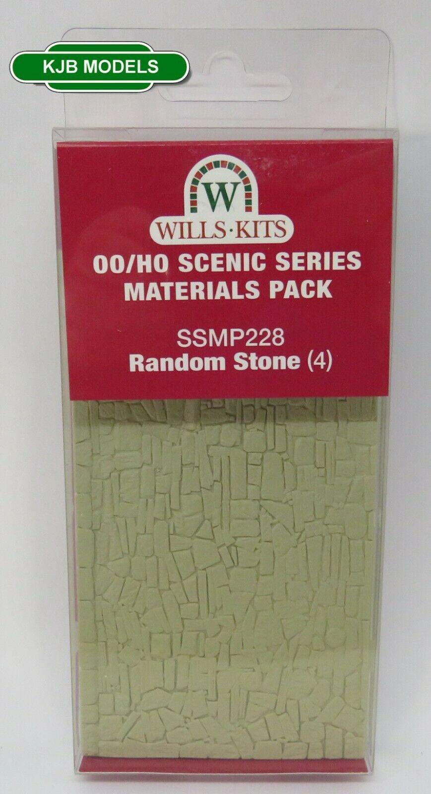 OO Gauge WILLS SSMP228 Random Stone (4 PK) - Plastic Kit