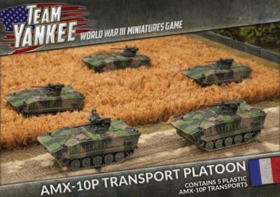 AMX10P Platoon French WWIII x 5 Tanks Team Yankee