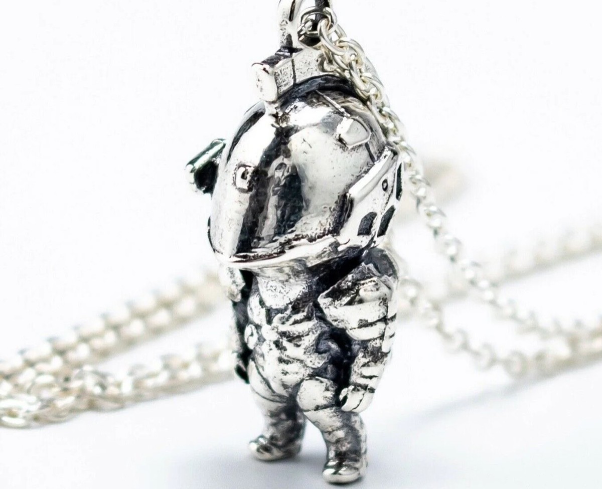 Death Stranding x Kojima Productions Ludens Silver Necklace Pedant