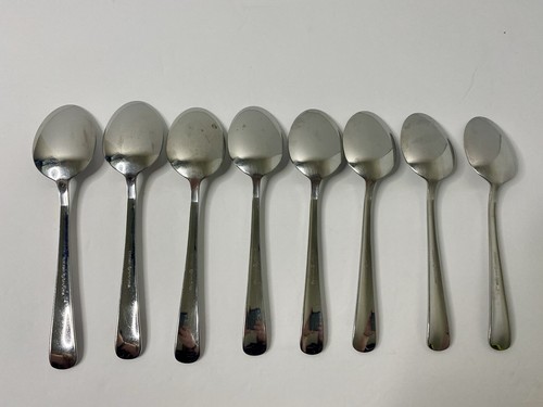 8 Soup Spoons Cuisinart Richfield 18/10 Stainless Steel Flatware China - Picture 4 of 6