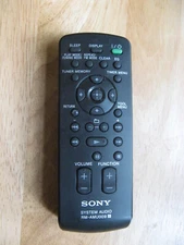 SONY RM-AMU009 original  System Audio Remote Control CMTBX20I CMTLX20I MHCEC99