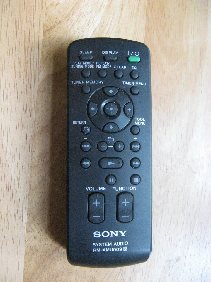 SONY RM-AMU009 original System Audio Remote Control CMTBX20I CMTLX20I MHCEC99