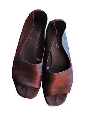 Aerosoles Damen Slipper Schuhe Schwarz Echtes Leder. Größe Eu 5
