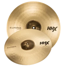 Sabian 17" + 19" HHX Evolution Crash Pack ,Brilliant - NEW - In Stock