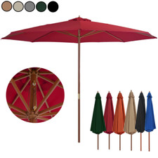 Sonnenschirm Gartenschirm Marktschirm 350cm U...