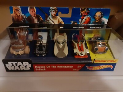 2015 Mattel Hot Wheels Disney STAR WARS 5 Pack Complete EXCLUSIVE Maz Kanata