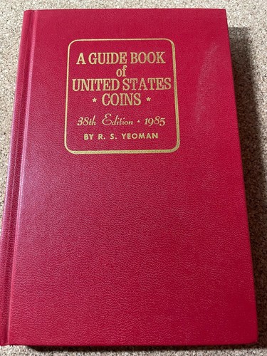 A Guide Book of United States Coins 1985  38th Ed.  #2 Free Shipping