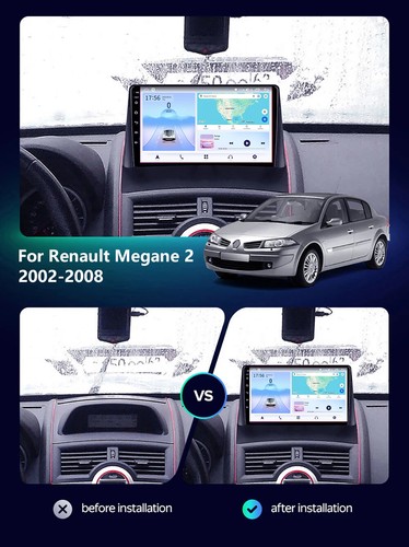 Per Renault Megane 2 2002-2008 Android Autoradio CarPlay Lettore Multimediale GPS - Foto 11 di 28