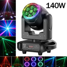 6 Bee Eye Laser Moving Head Bar Light DMX RGBW LED Beam DJ Disco Stage Lighting