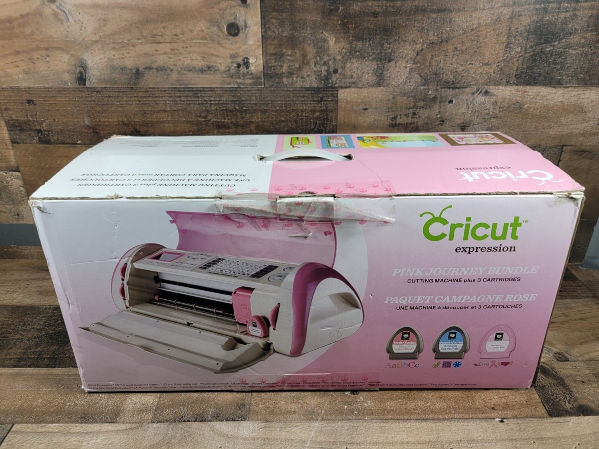 Cricut Expression Pink Journey Bundle | Machine ONLY Untested | eBay