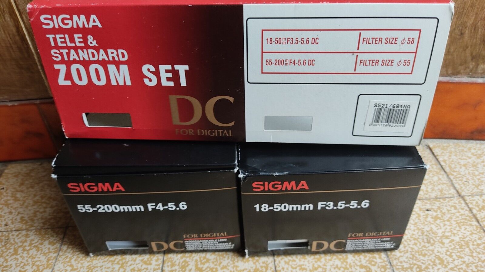 KIT SIGMA 18-50mm F3.5-5.6 + 55-200 F4-5.6 pour Nikon DC | eBay