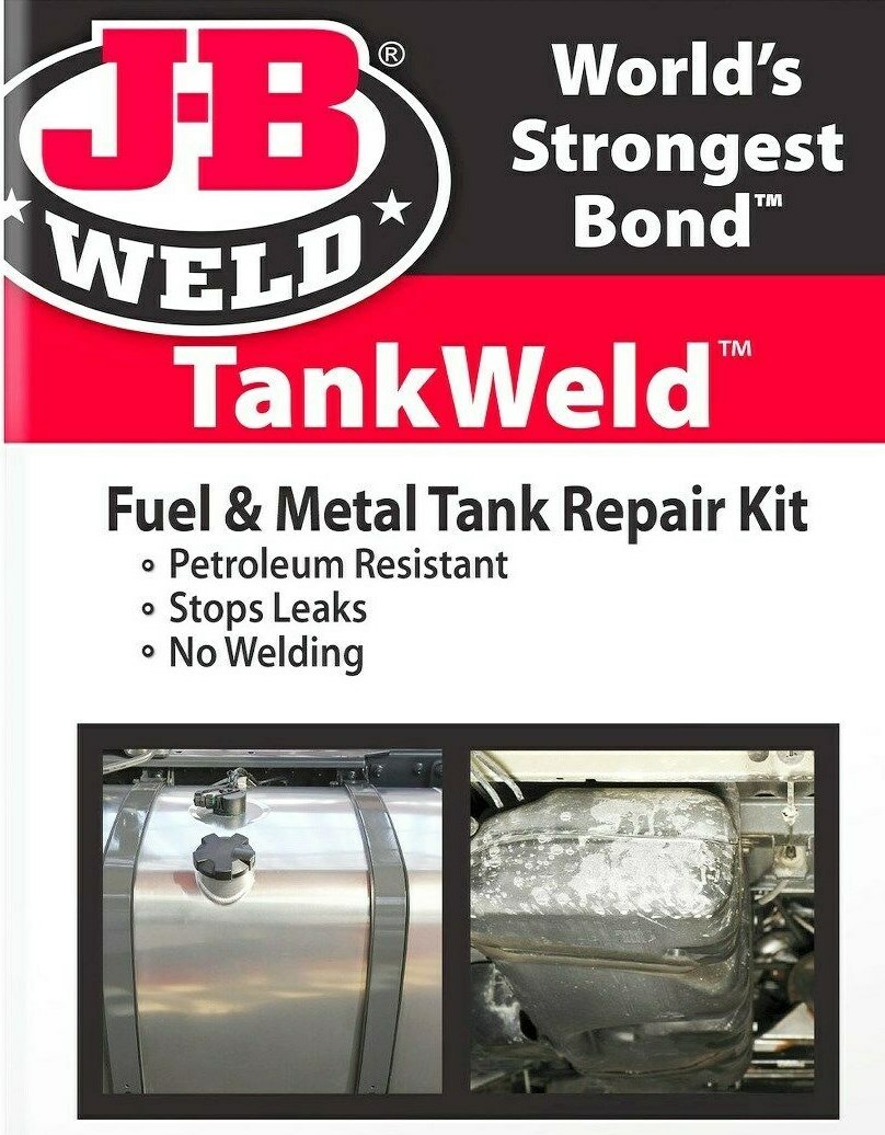 TankWeld Repair KIT Gas Fuel Metal Tank & oil pan Stop Leak EPOXY JB