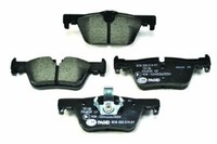 Hella 8DB 355 019-971 Bremsbelagsatz, Scheibenbremse FüR Bmw
